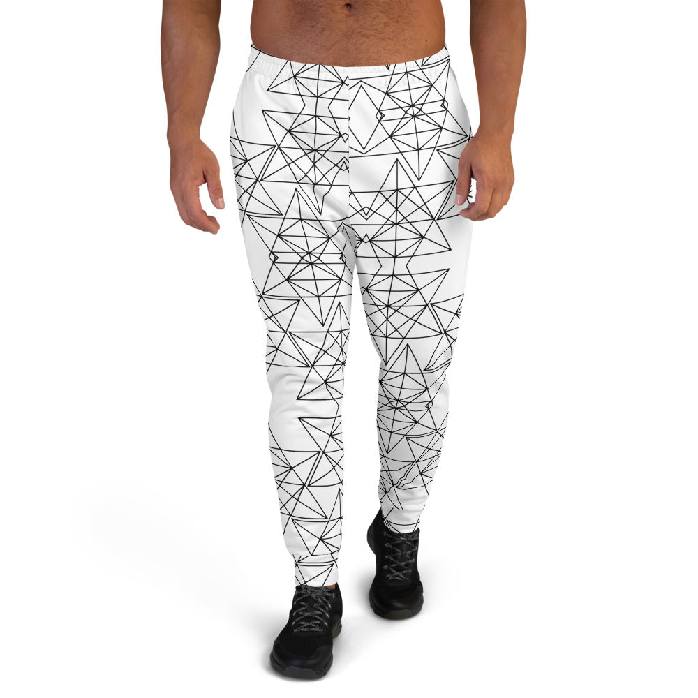 These Geometrical Sweatpants Festival Tetra Men's Joggers – seed